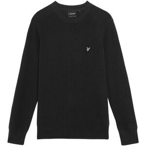 Lyle & Scott Mens Ribbed  Sweater / Black Ice